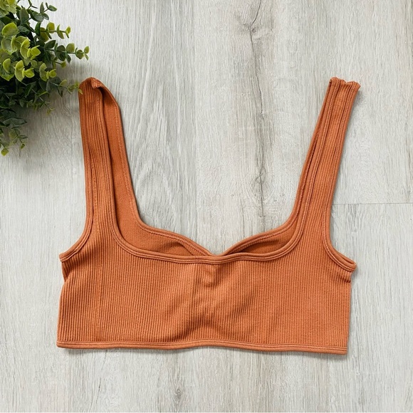 Urban Outfitters Pullover Bralette Orange Sz XL - Picture 3 of 6